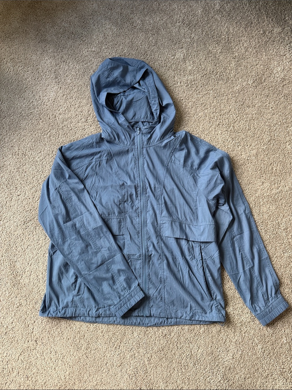 Lululemon Large Hood-lite Classic-fit Jacket - Oasis Blue